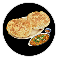 Chole Batura (2 pcs)