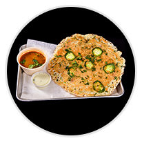 Chili Onion Uttapam